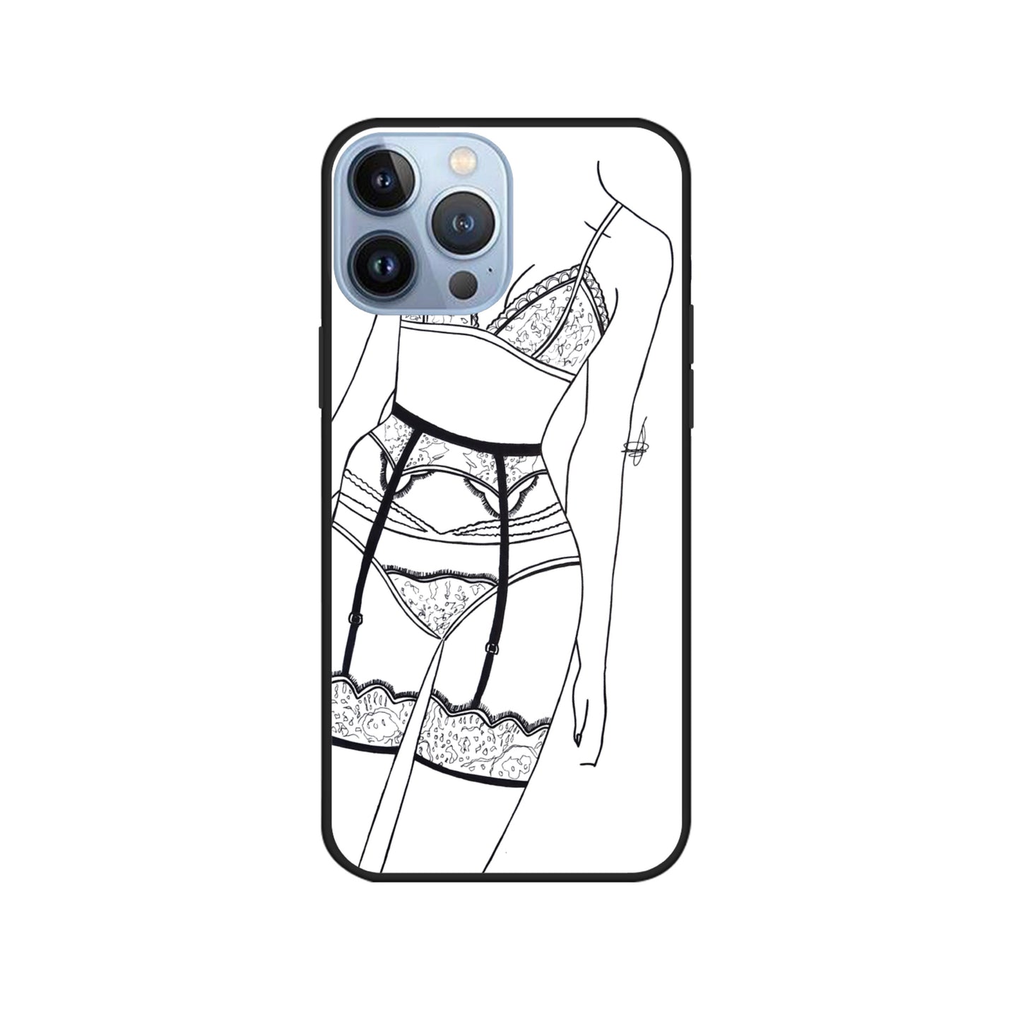 Lingeire outline: Phone Case